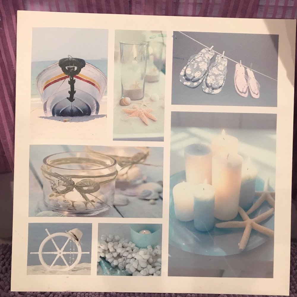Wall Art - beach theme - lights up